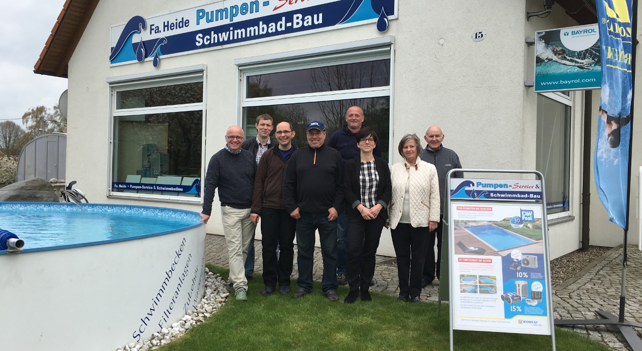 Das Team von Pumpenservice & Schwimmbadbau Heide